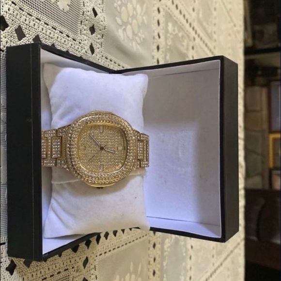 yellow gold watch